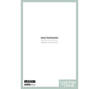 Essais sur les lois - Jean Carbonnier - Lgdj - broché - Etude