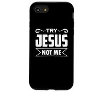 Essayez Jésus Not Me Christian Faith Hope Love - Rising Coque pour iPhone SE (2020) / 7/8