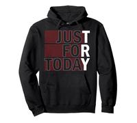 Essayez Just for Today Alcohol Anonymous Inspirational Sweat à Capuche