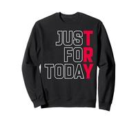 Essayez Just for Today Alcohol Anonymous Inspirational Sweatshirt
