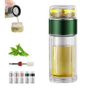 Essayez L'infuseur à Thé Teava, La Théière Intelligente 3 En 1 Teava, La Cafetière En Verre Anti-Fuite Tryteava Avec Filtre Et Couvercle, La Tasse Infusible Portable