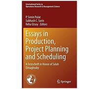Essays In Production, Project Planning And Scheduling