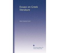 Essays on Greek literature