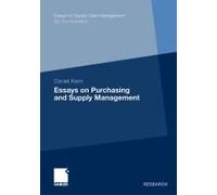 Essays On Purchasing And Supply Management