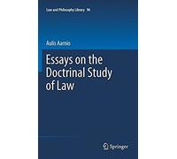 Essays On The Doctrinal Study Of Law