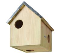 Esschert Abri en Bois et Zinc pour ecureuil 20.5x24x29 cm