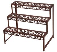 Esschert's Garden - Etagère à plantes en métal patiné Arabesque