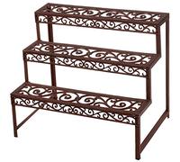 Esschert Bph33 Etagere rectangulaire en Fonte Marron 79 x 66 x 49 cm