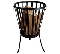 esschert Design Braséro, Design Cubique, Noir 40 cm Noir