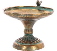 Esschert Design Abreuvoir pour Oiseaux "Aged Metal" - L