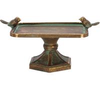 Esschert Design Abreuvoir pour Oiseaux "Aged Metal" - M
