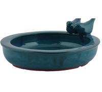 Esschert Design Abreuvoir Pour Oiseaux Rond En Terre Cuite, 3 Couleurs, 26,9 cm