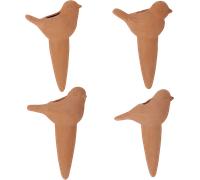 Esschert Design Aide à l'Arrosage "Oiseaux" - Lot de 4 Terra - 1 kit