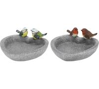 ESSCHERT DESIGN Bain d'oiseaux en forme de cœur