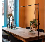 Esschert Design Barre de décoration de table avec pince Noir