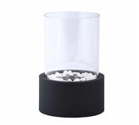 Esschert Design Bioethanol Feuerstein, rund, Schwarz