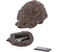 Esschert Design | Boîte à clés - Hérisson - Marron - Figurine réaliste - Cachette pour clés - Résistant aux intempéries