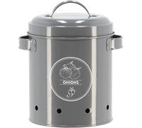 Esschert Design Boîte de Conservation - Oignons - Anthracite