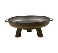 Brasero Coupe à Feu en Acier Noir - Diam. 60cm 0,000000