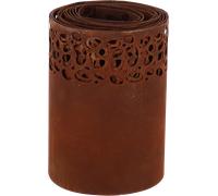 Esschert Design Bordure de Pelouse Enroulée - Rouille, à Pois - 1 pcs