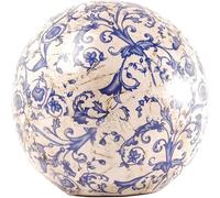 Esschert Design – Boule en céramique – Bleu – D 18 cm