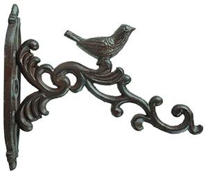 Esschert Design BR21 Série Bird Hameçon dans Un Coffret Cadeau Marron Vieilli