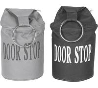 Esschert Design Butoir de porte avec anneau noir/gris ; LH146