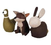 ESSCHERT DESIGN-Cale porte animaux sauvages modèles assortis 47,3x10,8x30,5 cm