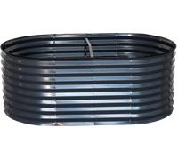 Esschert Design Carré Potager Ovale Haut Anthracite - 1 pcs