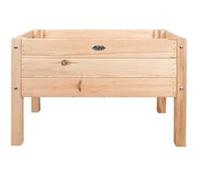 Pflanzen Kölle Jardinière surélevée pour Enfant avec Chiffon en Bois de pin Clair 78,5 x 40 x 50 cm