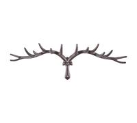 Esschert Design Cerf Crochet Mural Crochet Vestiaire Fonte Marron Campagne