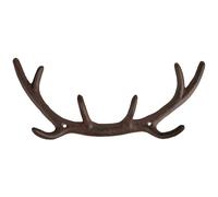 Esschert Design Cerf Crochet Mural Vestiaire Fonte Marron Maison de Campagne