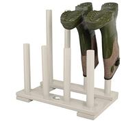Esschert Design CF48W Porte-Bottes en Bois, Blanc, 41,8 x 26 x 41,9 cm