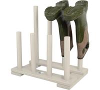 Esschert Design CF48W Porte-Bottes en Bois, Blanc, 41,8 x 26 x 41,9 cm