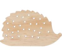 Esschert Design Collecteur de Fleurs en Bois "Hérisson" - 1 pcs