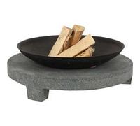 Esschert Design - Coup de feu en béton - Le noir - G