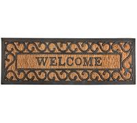 Grand Paillasson en Coco et Caoutchouc Welcome
