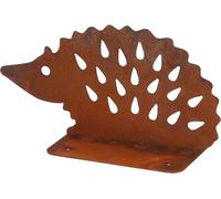Esschert Design | Décoration de jardin - Hérisson - Métal - Aspect rouille - Figurine de jardin rustique - Charmante décoration d'extérieur
