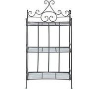 Esschert Design - Etagère droite pliante Noir G