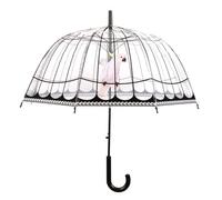 Esschert Design Fallen Fruits Parapluie transparent pour cage de cacatoès