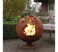 Esschert Design Foyer Design de fleurs coup¿¿ au laser Rouille FF294