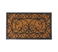 Esschert Design FS Rb08 Paillasson rectangulaire en Caoutchouc et Coke 75 x 45 cm