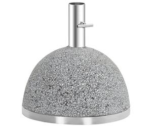 Esschert Design Granito Support pour Parasol 11,5 kg Ø env. 25 cm Ø intérieur 3,6 cm Gris