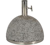 Esschert Design Granito Support pour Parasol 11,5 kg Ø env. 25 cm Ø intérieur 3,6 cm Gris