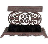 Esschert Design Grattoir à Chaussures & Brosse en Fonte - 1 pcs