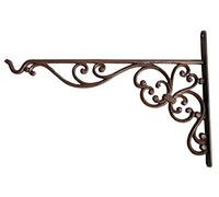 Esschert Design Haken für Hanging Basket, Wandhalterung für Hängekörbe, Befestigung für Hängeampeln, groß, ca. 35 cm