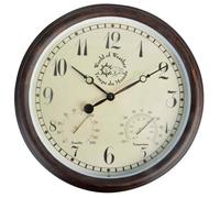 Esschert Design Horloge de station avec thermo-hygromètre 30,5 cm TF008 Esschert