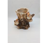 Esschert Design Jardinière double en bois synthétique pour oiseaux