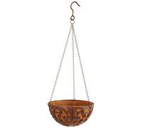 Esschert Design Jardinière suspendue en fonte avec doublure en bambou Ø 25 cm