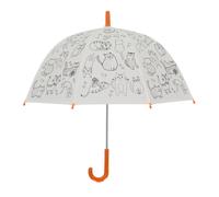 Esschert Design Kg278 Parapluie Pour Enfants Noir, Orange, Transparen